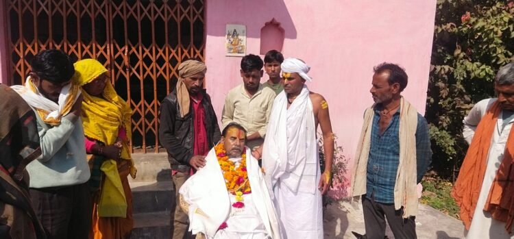 मंगल गढ़ दुर्ग के श्री बांके बिहारी जू मंदिर के महंत हुए ब्रह्मलीन