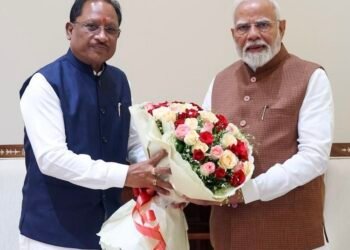 मुख्यमंत्री विष्णुदेव साय ने की प्रधानमंत्री नरेंद्र मोदी से मुलाकात, विकास कार्यों और नक्सल उन्मूलन पर हुई चर्चा