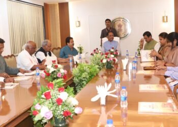 छत्तीसगढ़ सदन में मुख्यमंत्री विष्णुदेव साय की सांसदों संग सौजन्य भेंट,रात्रि भोज में हुई सार्थक चर्चा