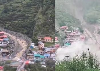 उत्तरकाशी के धराली में बड़ी आपदा,बादल फटने से चार की मौत,50 से ज्यादा लोग लापता,अलर्ट जारी