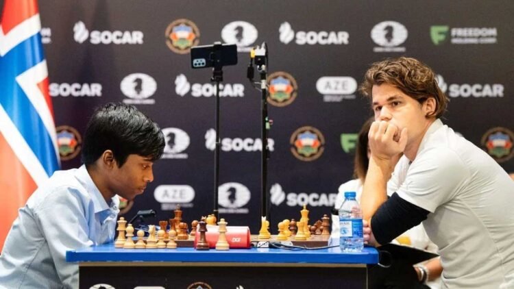 Chess World Cup 2025 में अर्जुन का सामना लेको से, डुबोब से भिड़ने के लिए तैयार प्रज्ञाननंदा