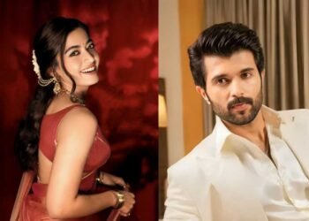 विजय देवरकोंडा ने भरी महफिल में चूमा रश्मिका मंदाना का हाथ