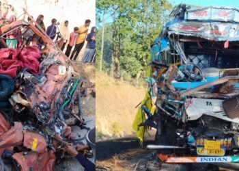 दर्दनाक सड़क हादसा :  दोनों ड्राइवरों की मौके पर हुई मौत…