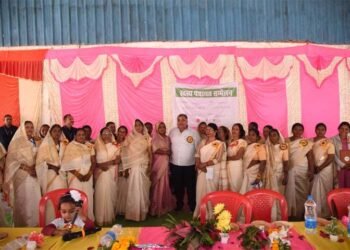 रामगढ़ में मितानिनों द्वारा आयोजित स्वास्थ्य पंचायत सम्मेलन में शामिल हुए पर्यटन एवं संस्कृति मंत्री श्री राजेश अग्रवाल