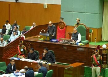 राज्यपाल डेका ने छत्तीसगढ की 6 वीं विधानसभा के अष्टम् सत्र को संबोधित किया