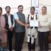पर्यटन मंत्री श्री राजेश अग्रवाल ने हैमर थ्रो में राज्य स्तर पर तृतीय स्थान प्राप्त करने वाली छात्रा सुधा सिंह को किया सम्मानित
