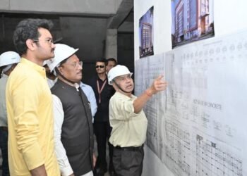 मुख्यमंत्री विष्णुदेव साय ने किया निर्माणाधीन जगदेव राम उरांव कल्याण आश्रम चिकित्सालय का अवलोकन