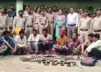 तेंदुए की खाल की तस्करी पर वन विभाग की बड़ी कार्रवाई, 9 आरोपी गिरफ्तार