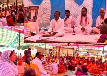 पंड़कीपाली(सरायपाली) में 5 कुंडिय विश्व शांति वैदिक महायज्ञ संपन्न