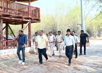  पर्यटन मंत्री श्री राजेश अग्रवाल ने मयाली नेचर कैंप का किया निरीक्षण