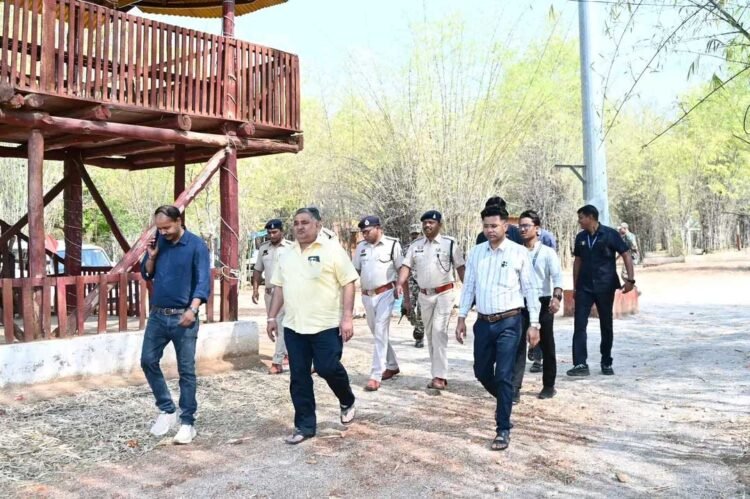  पर्यटन मंत्री श्री राजेश अग्रवाल ने मयाली नेचर कैंप का किया निरीक्षण