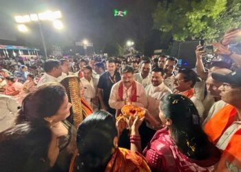 छत्तीसगढ़ सशस्त्र नक्सलवाद से मुक्ति पर उप मुख्यमंत्री श्री विजय शर्मा का हुआ भव्य ऐतिहासिक अभिनंदन