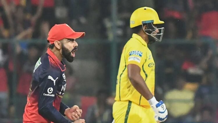 CSK को रौंदकर टॉप पर पहुंची RCB, लगातार तीसरी हार के बाद चेन्नई पर मंडरा रहा खतरा, देखें प्वाइंट्स टेबल का हाल