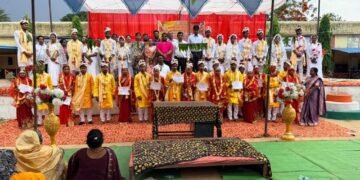  मुख्यमंत्री कन्या विवाह योजना के तहत जशपुर जिले में 65 जोड़े वैवाहिक बंधन में बंधे