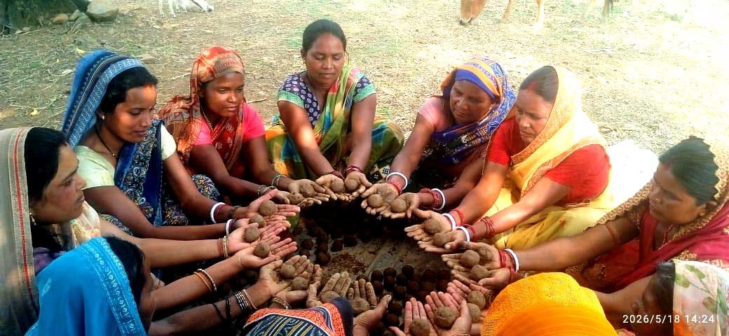  सीड बॉल बनाकर प्रकृति संरक्षण की अनूठी पहल, हरित जशपुर के निर्माण पर जोर