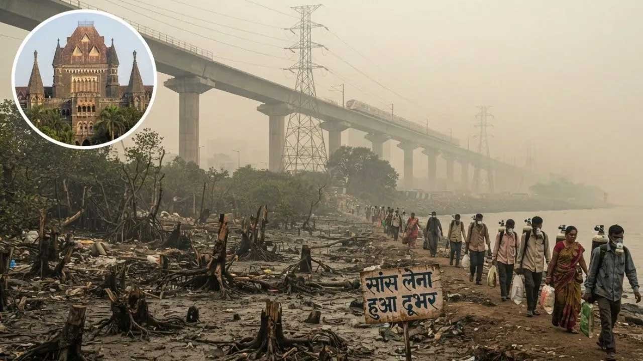 मुंबई में सांस लेने के लिए ऑक्सीजन सिलेंडर के साथ चलना पड़ेगा? मेंग्रोव कटाई पर हाईकोर्ट की सरकार को फटकार