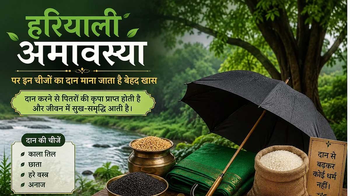 हरियाली अमावस्या पर इन 4 चीजों का दान माना जाता है बेहद खास, पूर्वजों का मिल सकता है आशीर्वाद