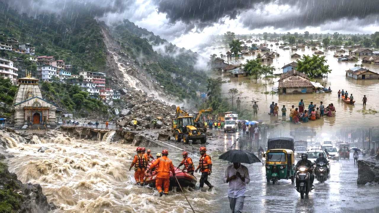 देशभर में बारिश का संकट, उत्तराखंड में हाई अलर्ट; 17 राज्यों के लिए IMD की चेतावनी