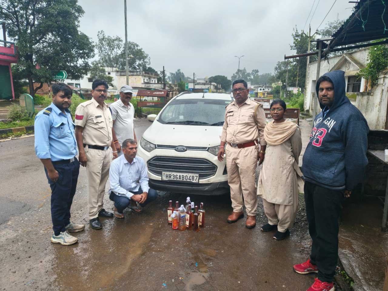 हरियाणा प्रांत की शराब तस्करी एवं कच्ची महुआ शराब के विक्रय पर आबकारी विभाग की कार्रवाई