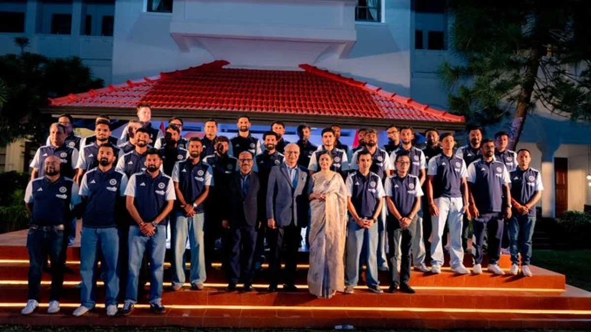 कोलंबो टेस्ट से पहले टीम इंडिया का खास स्वागत, इंडिया हाउस में दोनों टीमों की मेजबानी