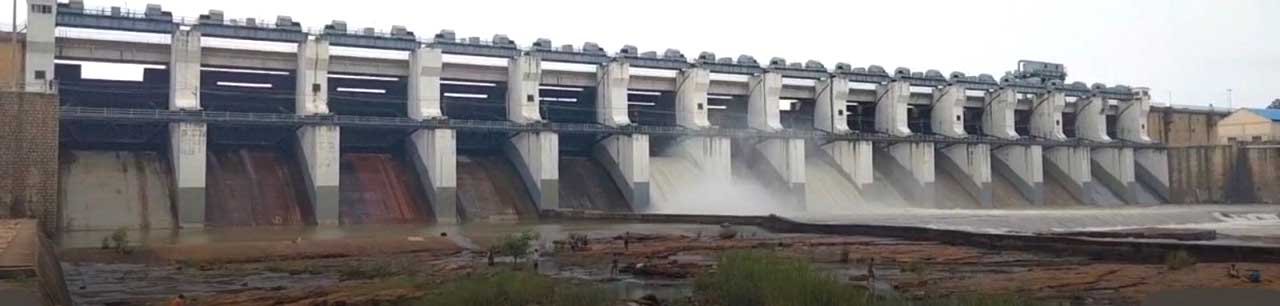 धमतरी में भारी बारिश से उफान पर नदियां