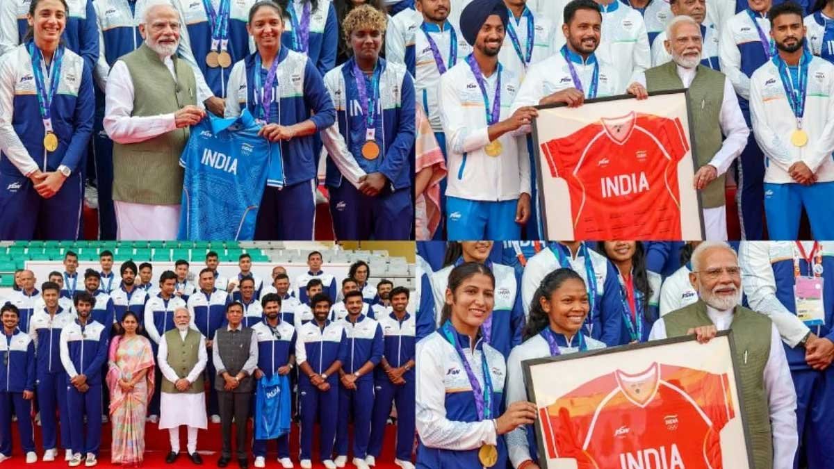 85 पदक जीतने वाले खिलाड़ियों से मिले पीएम मोदी, जानें किसने क्या दिया खास गिफ्ट