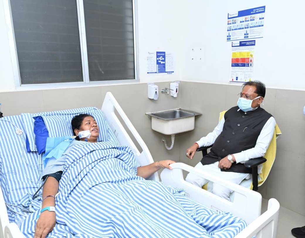 मुख्यमंत्री विष्णुदेव साय ने विधायक रायमुनी भगत का जाना कुशलक्षेम : शीघ्र स्वास्थ्य लाभ की कामना की
